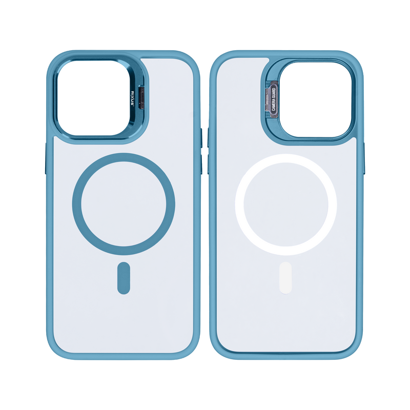 Rixus Classic 03 Case With MagSafe For iPhone 14 Light Blue