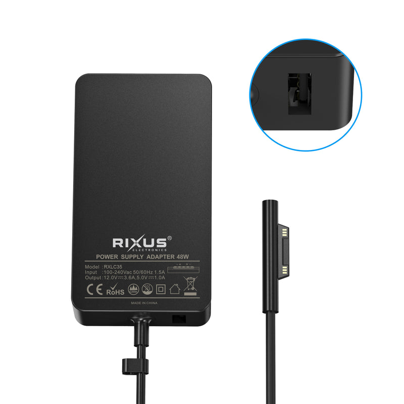 Rixus RXLC35 Microsoft Surface Charger 48W