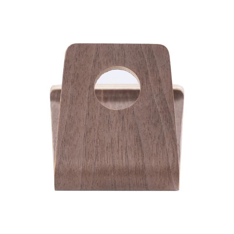 Rixus Showcase Phone Holder Wood Color