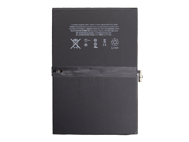 Pour iPad Pro 9.7 (2016) Batterie A1664 (OEM)