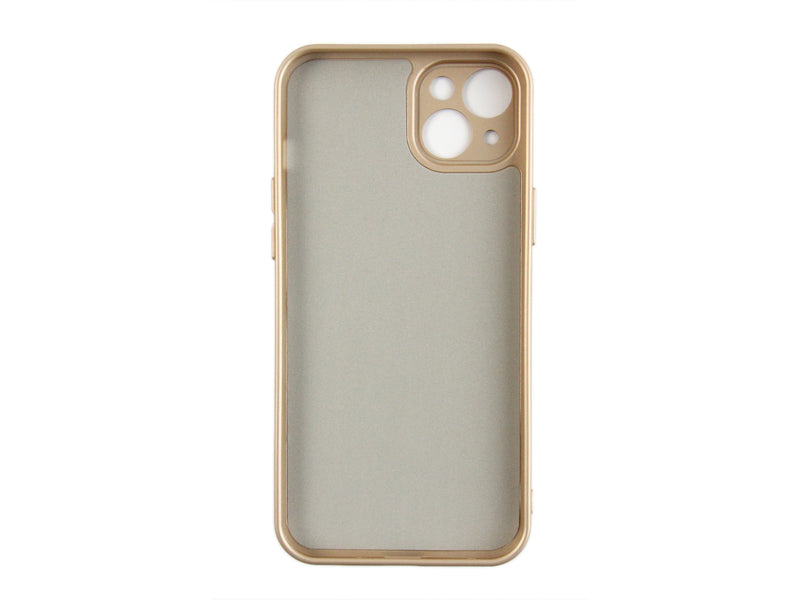 Rixus Para Funda de TPU blanda para iPhone 14 Plus Oro