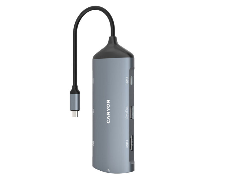 Canyon 8-1 Hub DS-15 USB-C Multiport Dark Grey