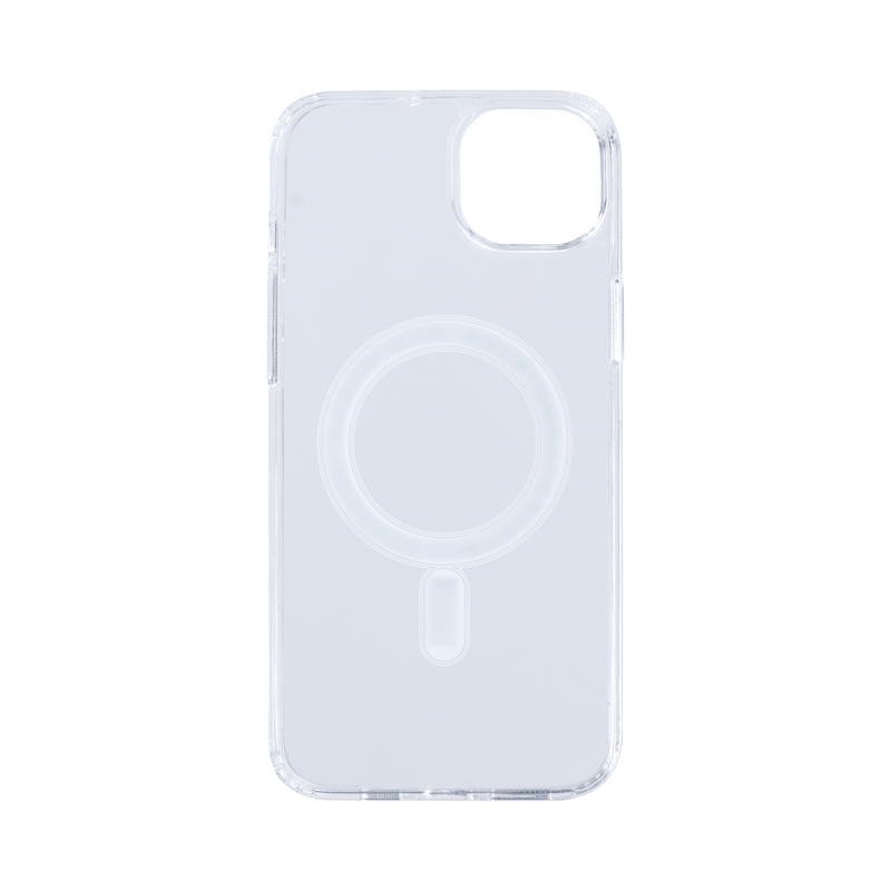 Rixus Para Funda magnética transparente para iPhone 15 Plus