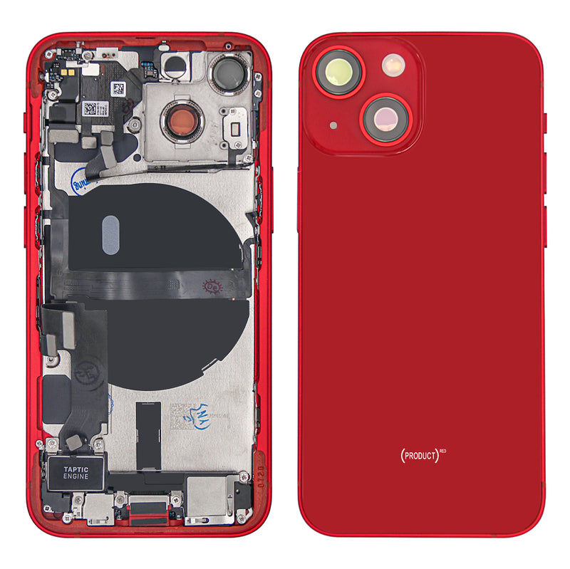 For iPhone 13 Mini Complete Housing incl. All Small Parts Without Battery & Back Camera RED