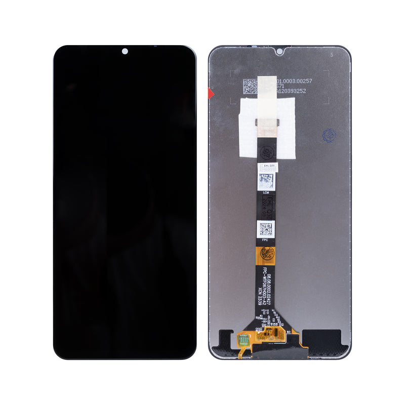 Realme C36, C51, C53, C60, Note 50, Note 60, Narzo N53 Display And Digitizer Without Frame Black OEM