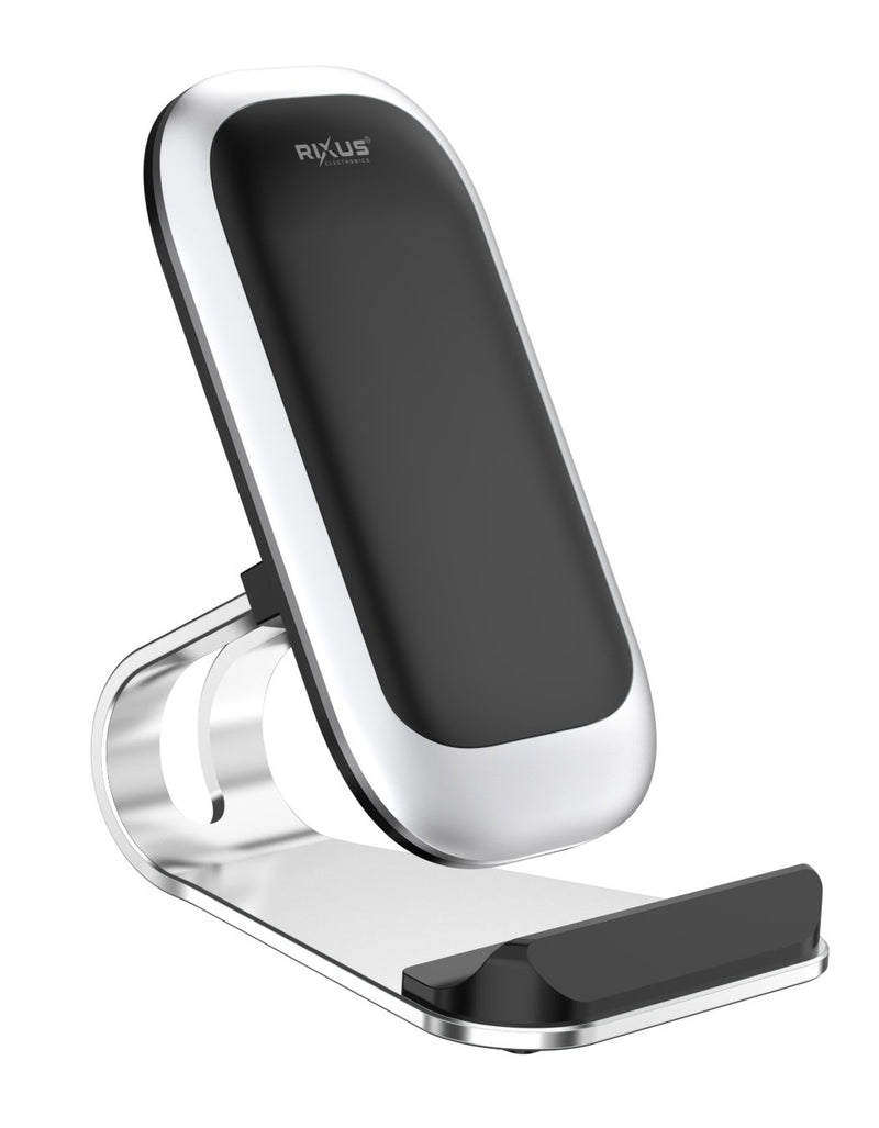 Rixus RXWC35 Wireless Charging Stand Silver