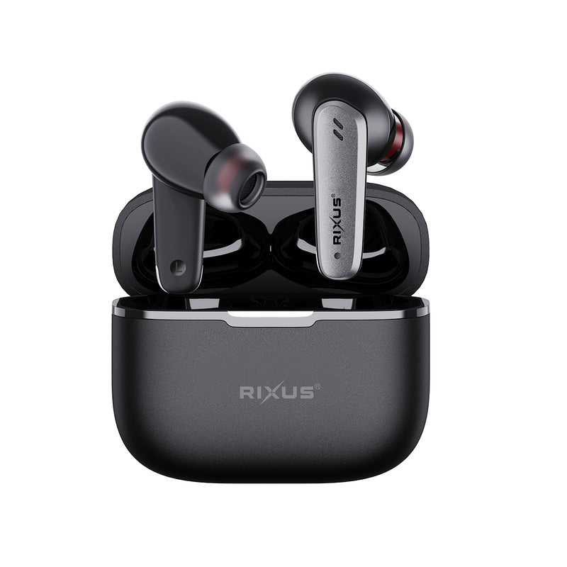 Rixus RXBH33 HIFI Sound Earbuds Wireless Headset Noir