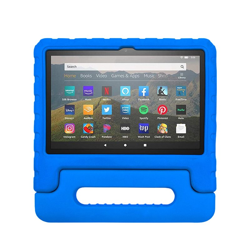 Rixus RXTC06 Pour iPad Air 1,9.7,iPad 5,iPair 2,9.7,iPad 6, iPad Pro 9,iPad 7 Tablette Etui Kids Bleu