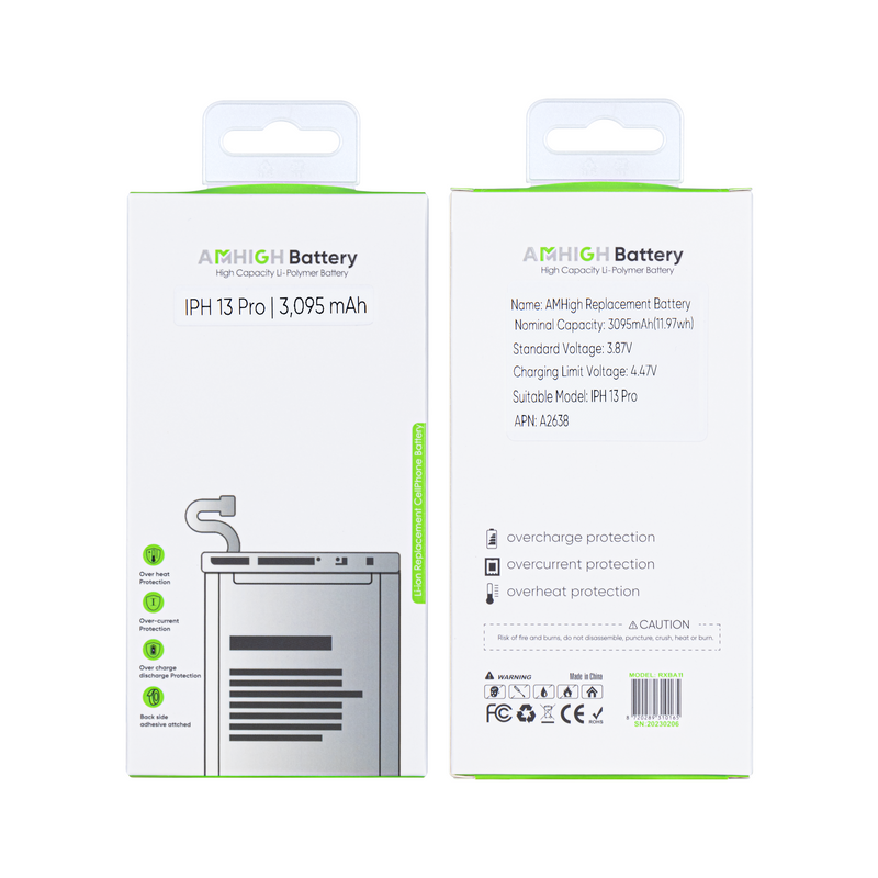 For iPhone 13 Pro Battery (Spot Welding Required) 3095mAh No BMS / IC