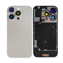 For iPhone 16 Pro Extra Glass With NFC, Enlarged Camera Frame Natural Titanium