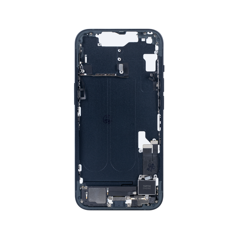 Para iPhone 14 Carcasa Completa Incl Todas Las Piezas Pequeñas Sin Batería Y Cámara Trasera Negro