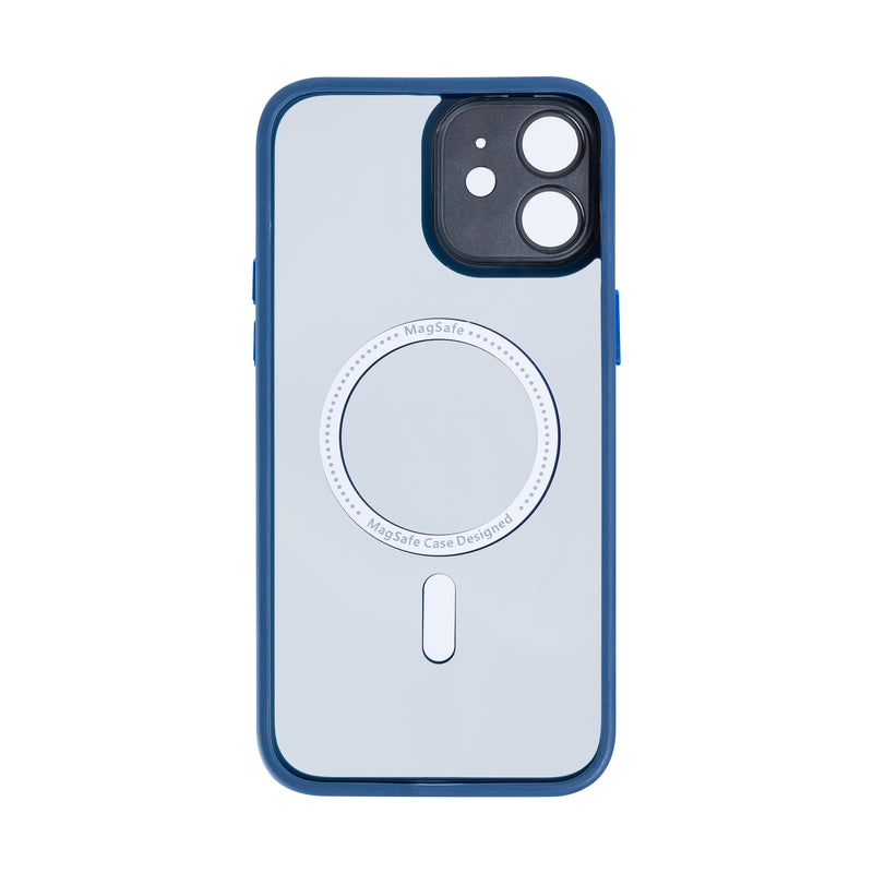 Rixus Classic 04 Case With MagSafe For iPhone 12 Dark Blue