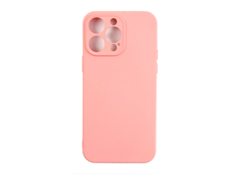 Rixus For iPhone 14 Pro Max Soft TPU Phone Case Pink