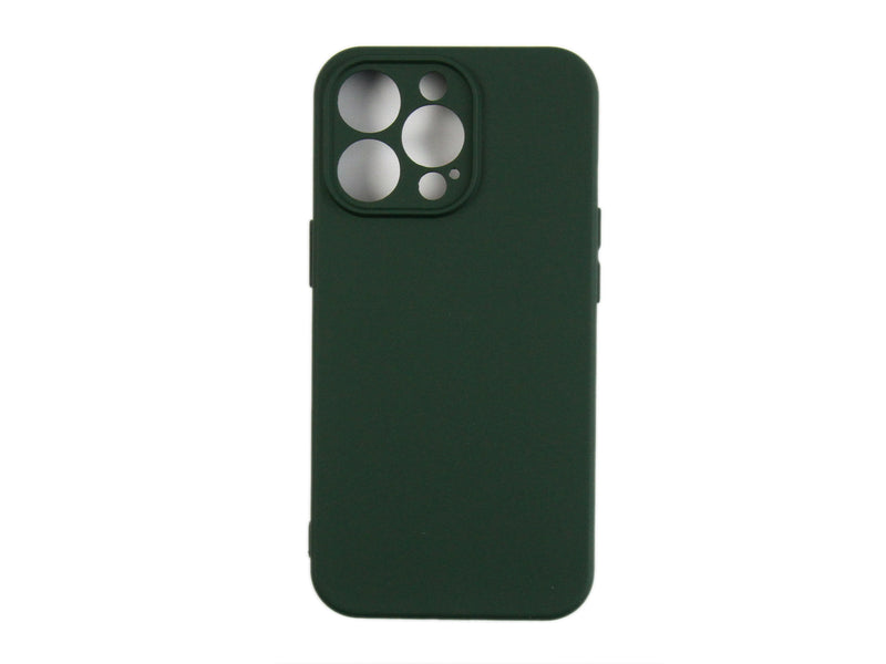 Rixus Coque TPU souple pour iPhone 13 Pro Vert foncé