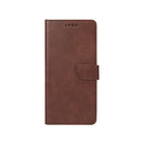 Rixus Bookcase For Samsung Galaxy S23 Plus S916B Brown