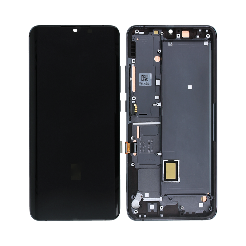 Xiaomi Mi Note 10 Lite Display and Digitizer With Frame Midnight Black OEM