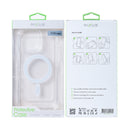 Rixus For iPhone 16 Pro Max Anti-Burst Case With MagSafe Transparent