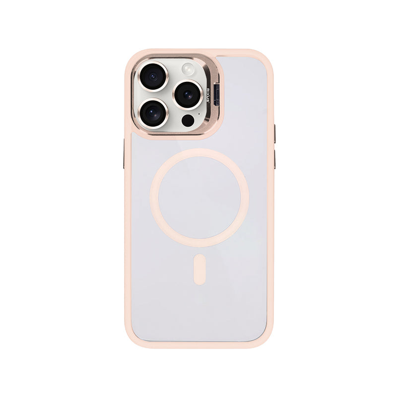 Rixus Classic 03 Case With MagSafe For iPhone 13 Pro Max Light Pink