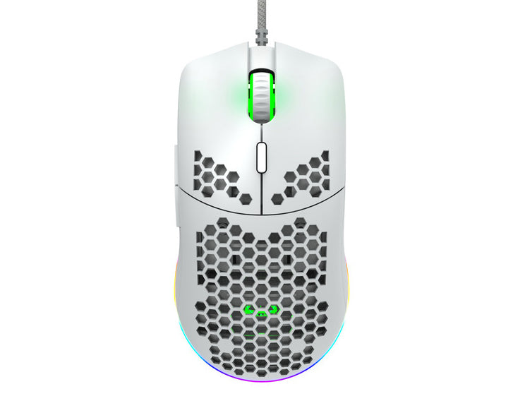 Canyon Souris de jeu GM-11 Puncher RGB 7 boutons Blanc