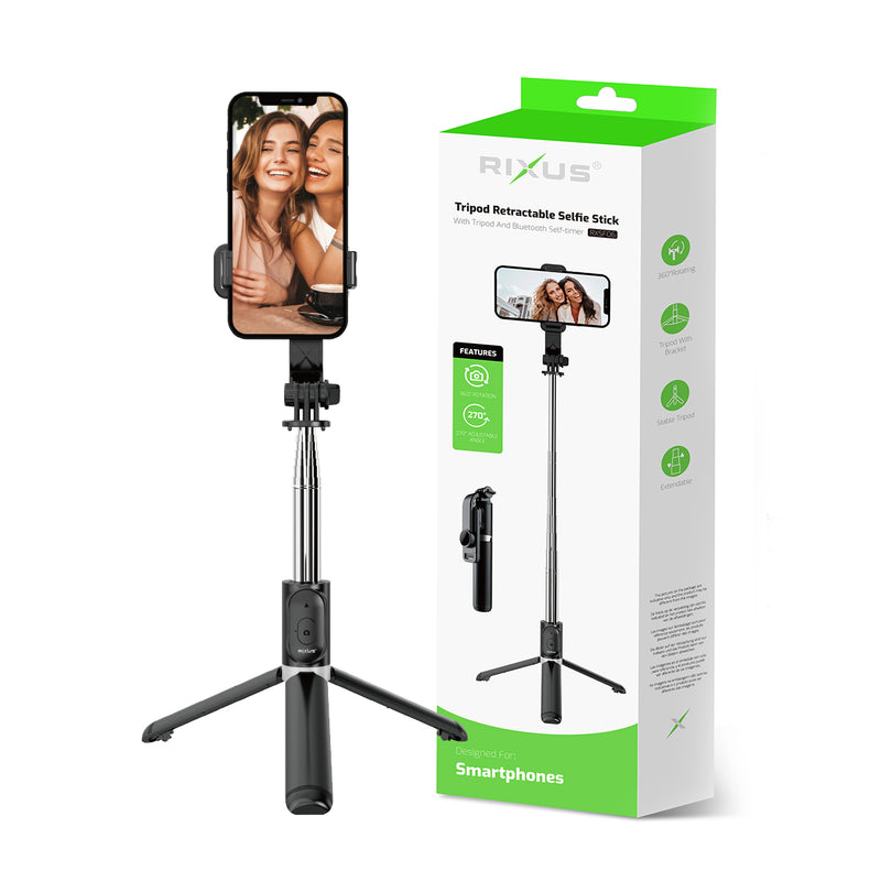 Rixus RXSF06 Bluetooth Selfie Stick Tripod Universal