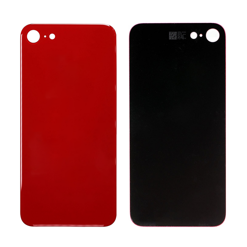 Para iPhone 8 Extra Glass Rojo (Marco de la cámara ampliado)