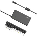 Rixus RXLC09 Universal Ac Laptop Charger Power Adapter Replacement Black