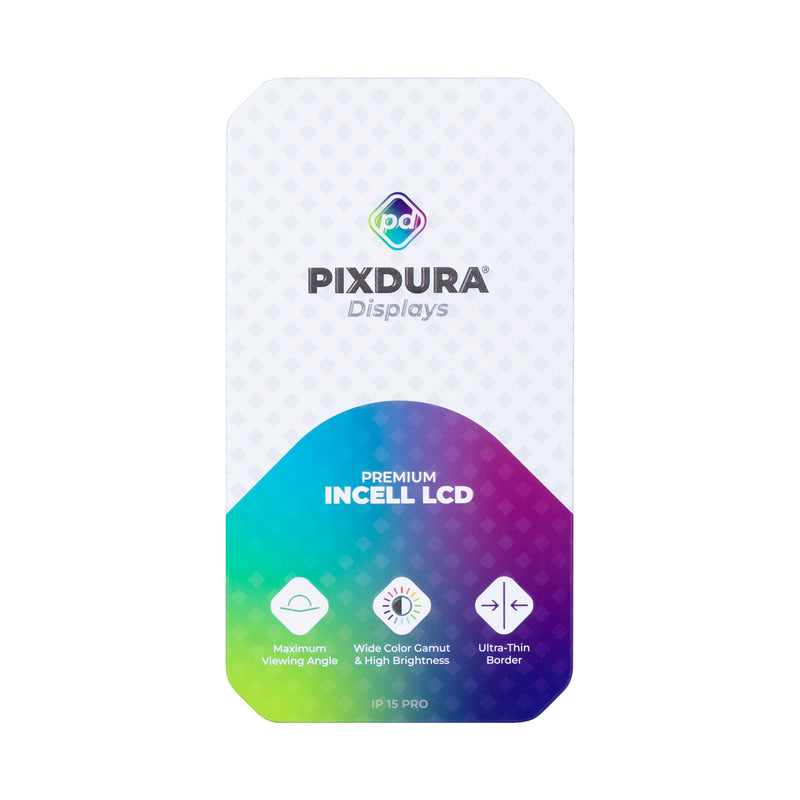 PIXDURA For iPhone 15 Pro Display And Digitizer In-Cell Premium (IC Removable)