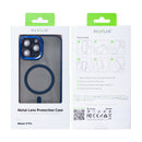 Rixus Classic 04 Case With MagSafe For iPhone 11 Pro Dark Blue