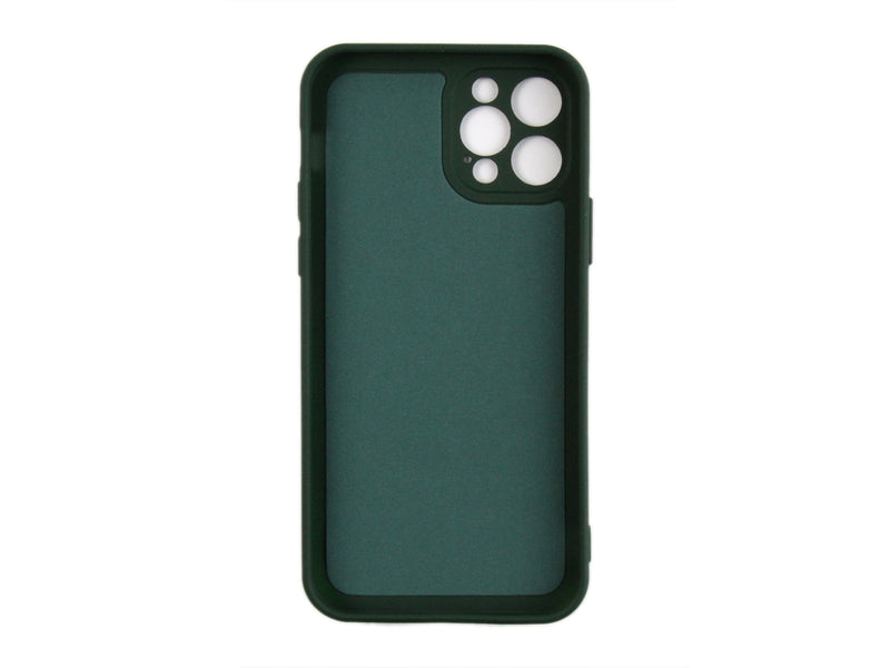 Rixus Para Funda de TPU suave para iPhone 12 Pro Verde Oscuro