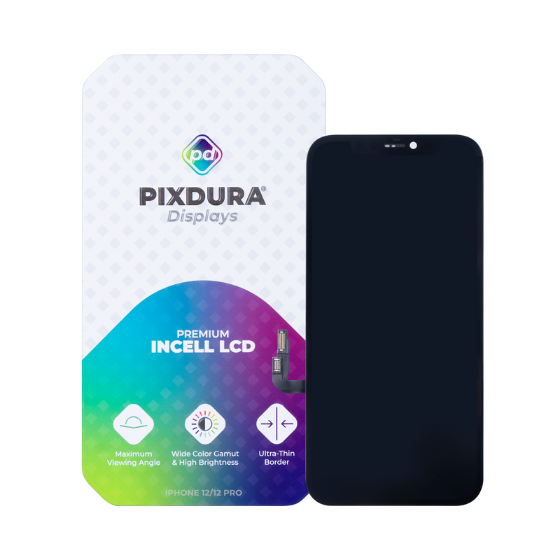 PIXDURA For iPhone 12, 12 Pro Display And Digitizer In-Cell Premium