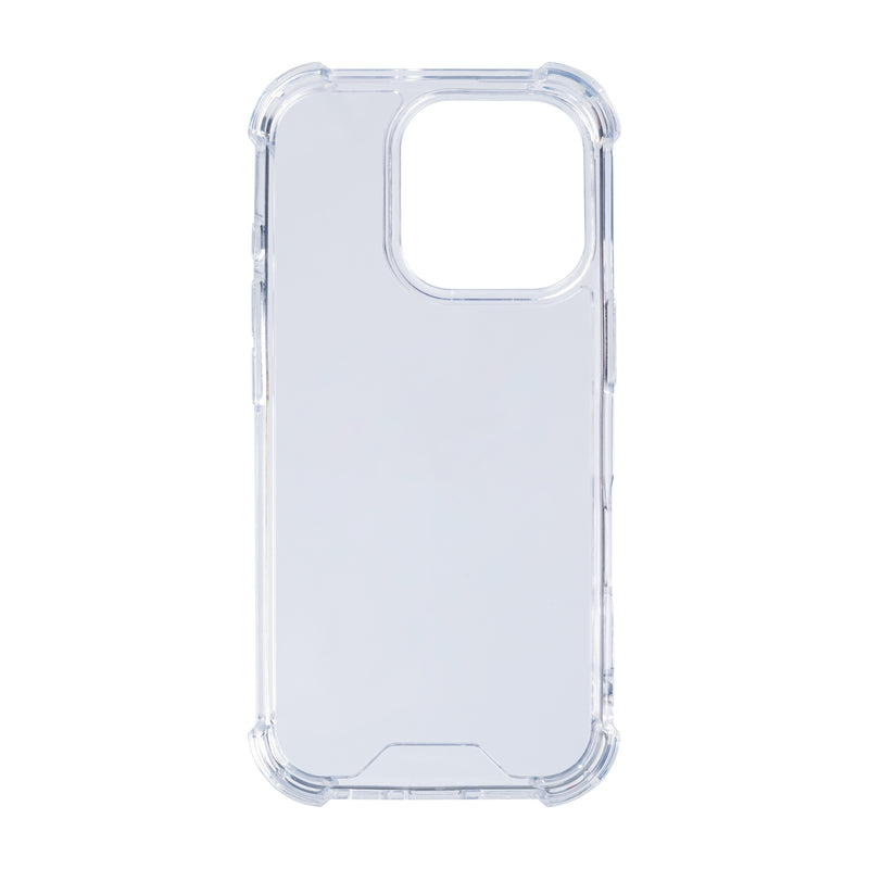 Rixus For iPhone 16 Pro Anti-Burst Case Transparent