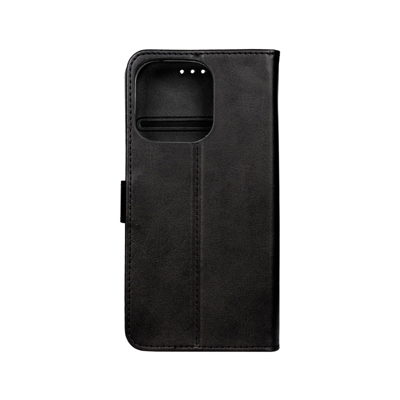 Rixus Bookcase For iPhone 16 Pro Black