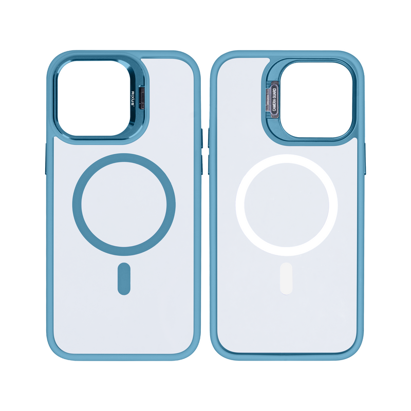 Rixus Classic 03 Case With MagSafe For iPhone 13 Pro Light Blue