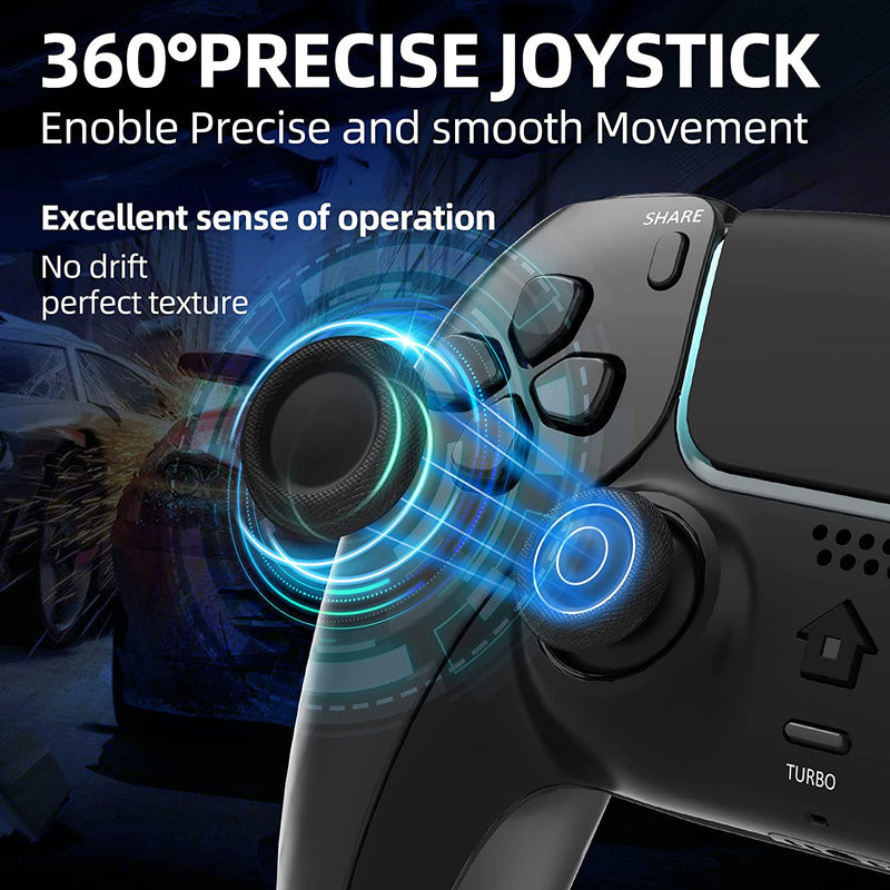 Pour manette de jeu Bluetooth sans fil PlayStation 4 T28 Noir