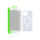 Rixus For iPhone 15 Magnetic Clear Case