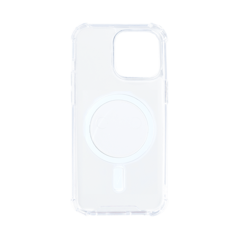 Rixus For iPhone 12 Pro Max Anti-Burst Case With Magsafe Transparent