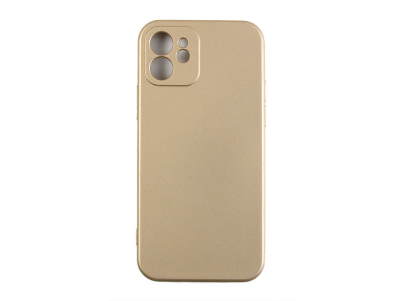 Rixus Para Funda de TPU suave para iPhone 12 Oro