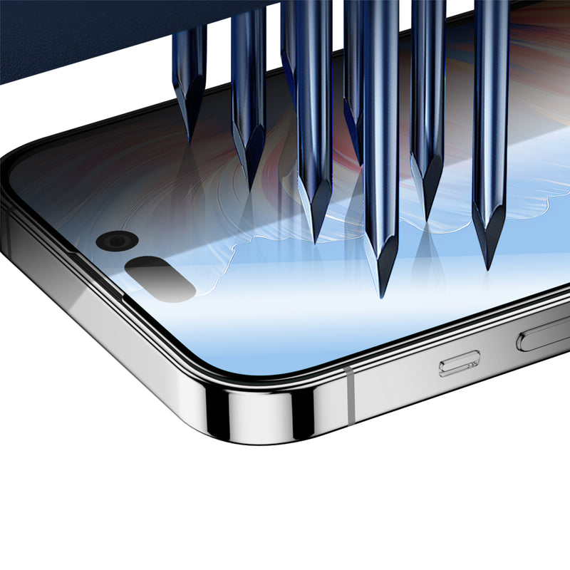 Rixus pour iPhone XR, 11 bords incurvés en verre trempé (paquet de 10)