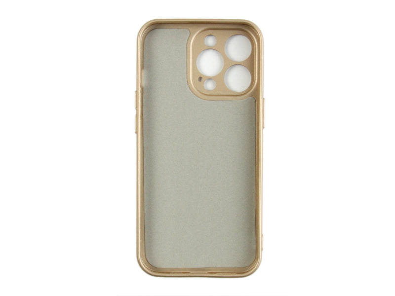 Rixus Coque TPU souple pour iPhone 13 Pro Or