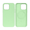 Rixus For iPhone 13 Pro Max Soft TPU Phone Case With MagSafe Matcha
