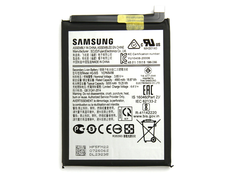 Samsung Galaxy A02s A025F, A03 A035G, A03s A037G Batterie 5000mAh HQ-50S Service Pack