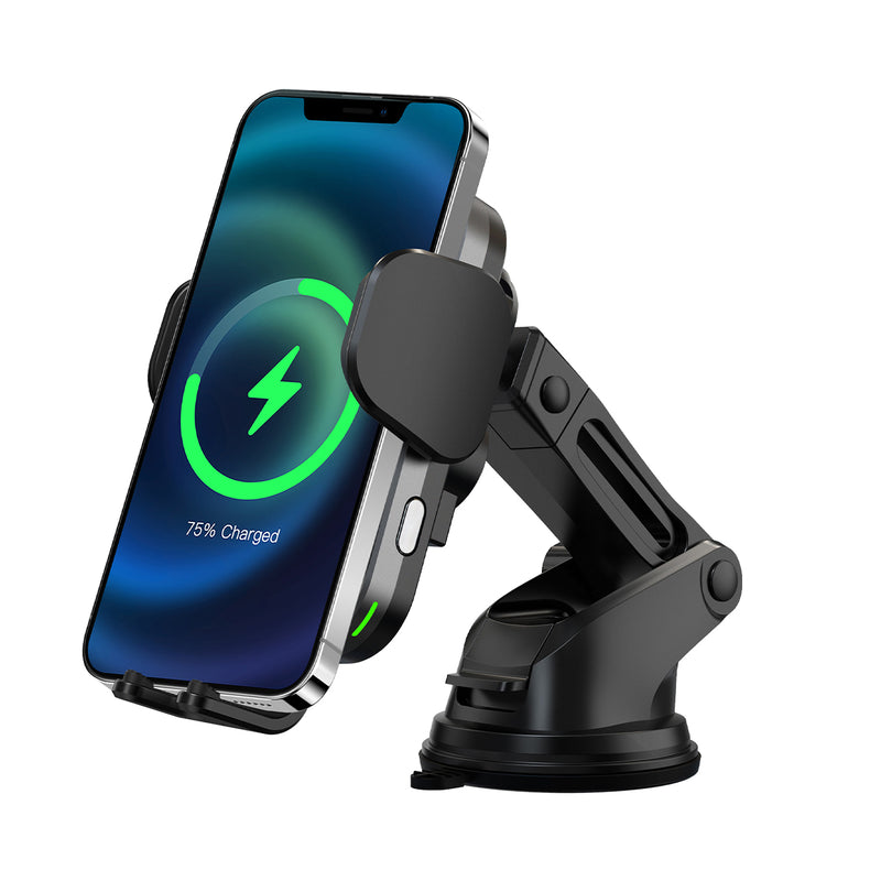 Rixus RXWC48 Wireless Car Charger Mount Black