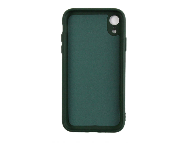 Rixus For iPhone XR Soft TPU Phone Case Dark Green