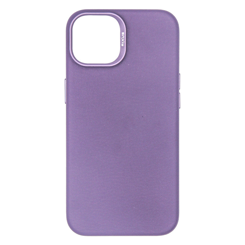 Rixus Classic 02 Funda Con MagSafe Para iPhone 14 Morado