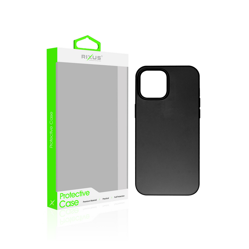 Rixus For iPhone 15 Soft TPU Phone Case Black