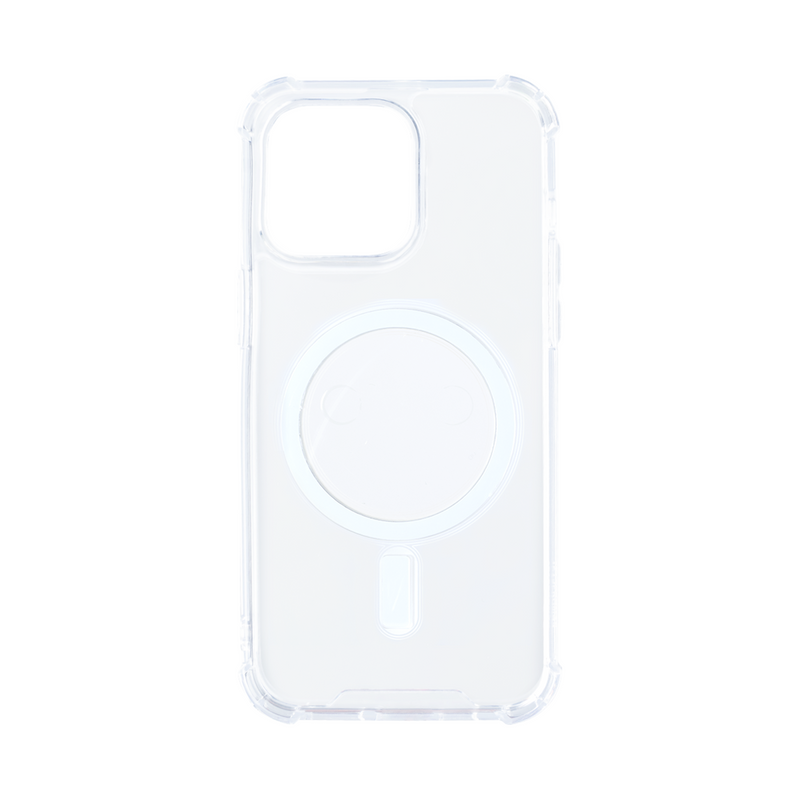 Rixus For iPhone 12 Pro Max Anti-Burst Case With Magsafe Transparent