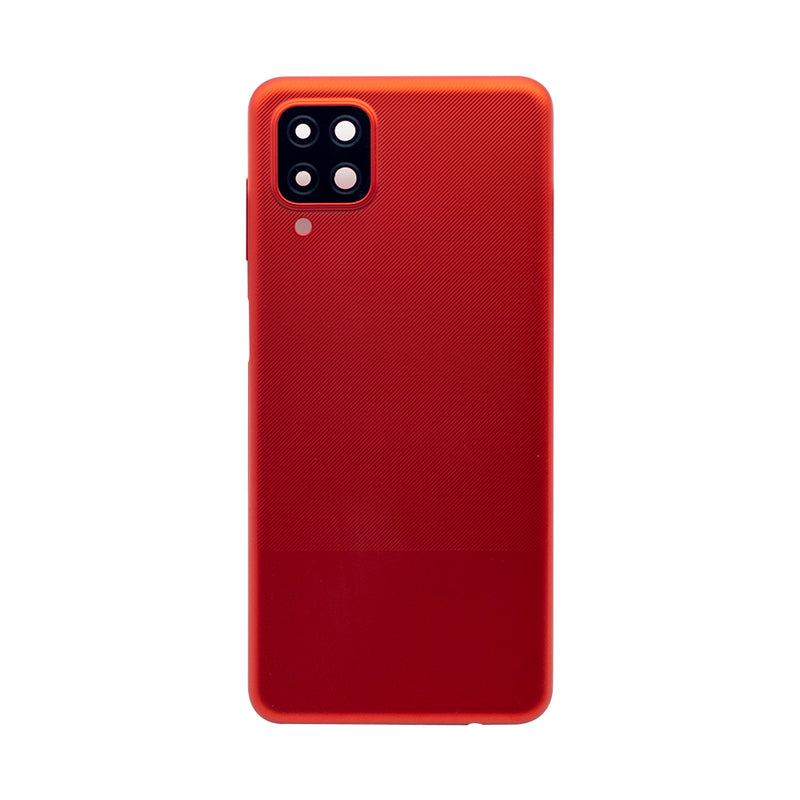 Samsung Galaxy A12 A125F Couvercle arrière rouge avec lentille (OEM)