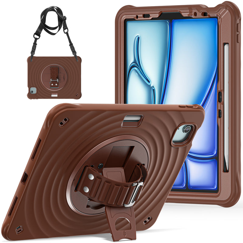 Rixus RXTC08 Anti Shock Case For iPad 10 10.9" (2022) Chocolate