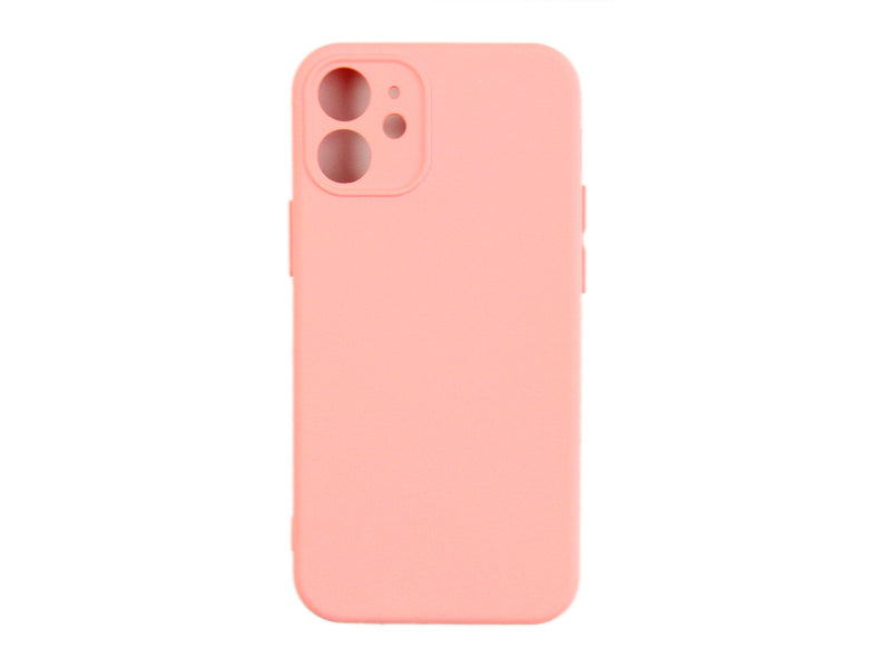 Rixus Para Funda de TPU suave para iPhone 12 Mini Rosa