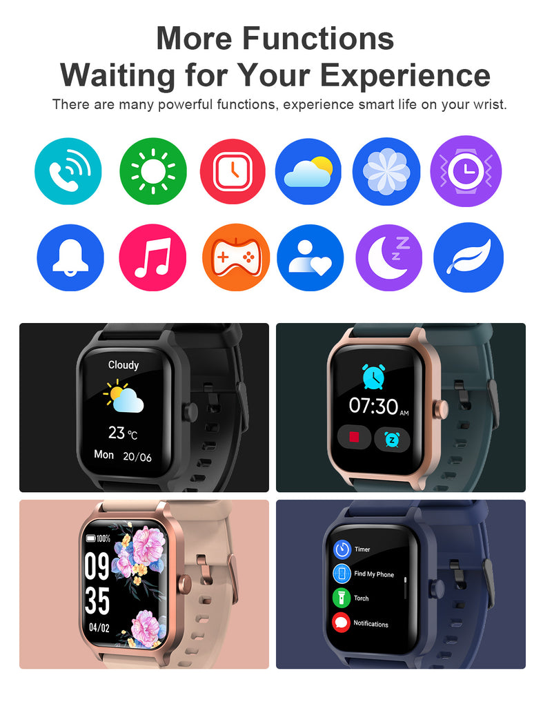 Linewear LW82PRO Smart Watch Rose Gold